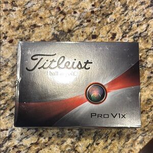 Titleist Pro V1x Golf Balls - Black and Red
